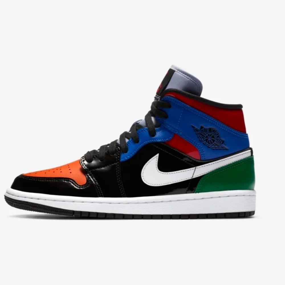 Women's Air Jordan 1 Mid SE Multi-Patent Sneakers